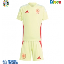 Španjolska Gostujuci Dres za djecu EP 2024 Kratak Rukav (+ Kratke hlače)